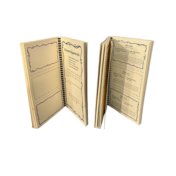 Gifts In A Jar Recipe Spiral Bound Books Lot Of 2 Kids Cookies Funnel Cakes - Picture 9 of 9